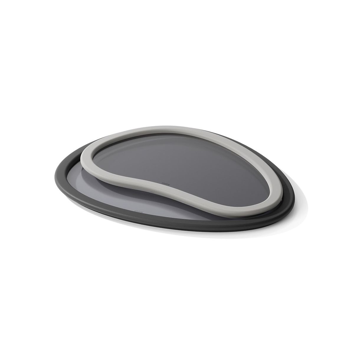 Küchenzubehör in unregelmäßiger Form HUB Farbe Graphit minimalistischer Stil Umbra
