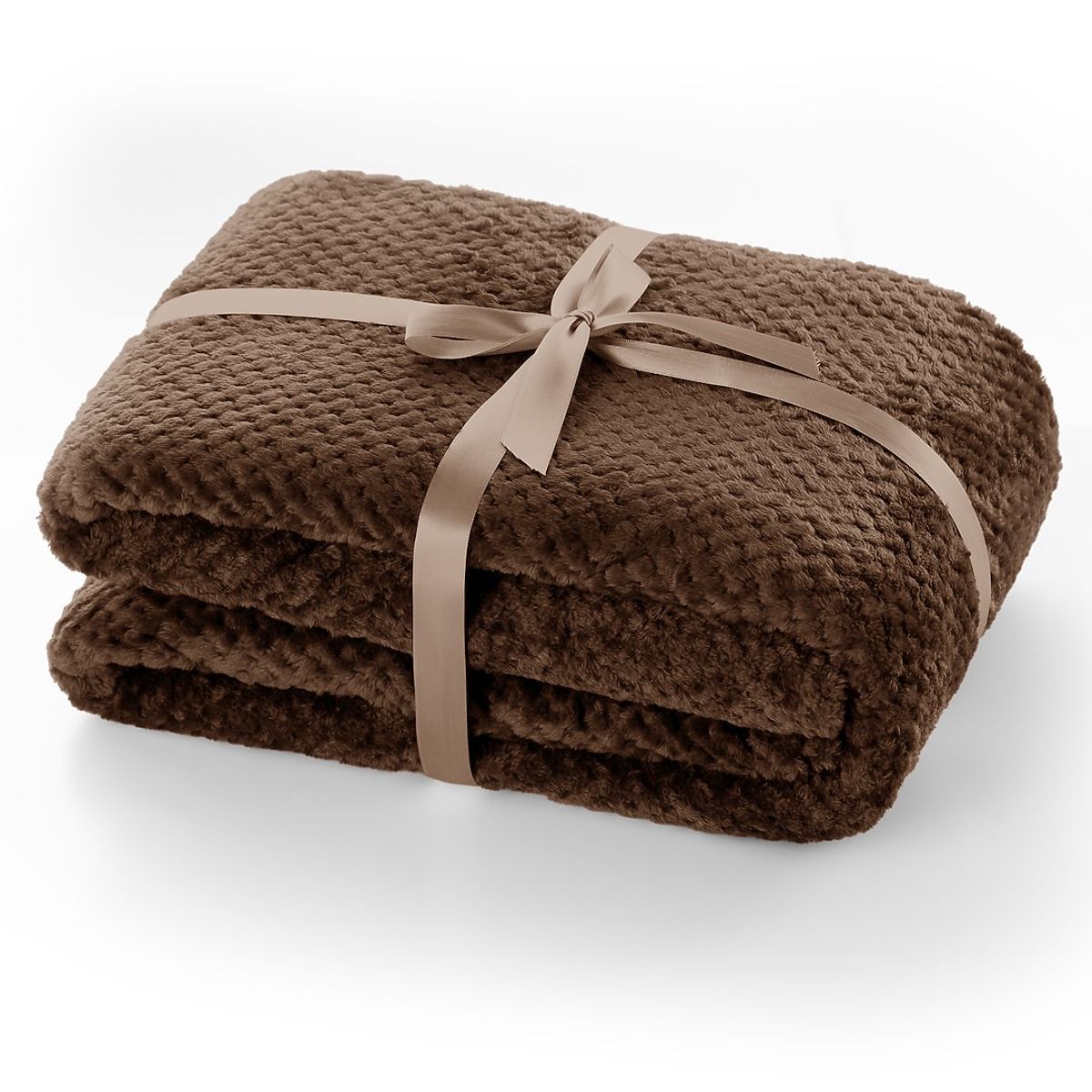 Tagesdecke HENRY braun mit Jacquardmuster moderner Stil 220x240