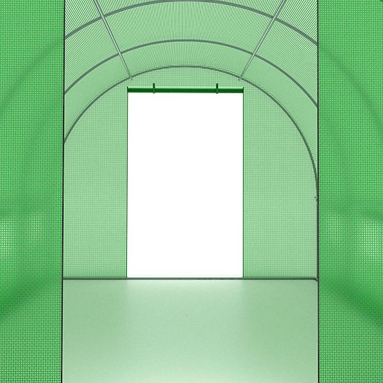 Abdeckung für Folientunnel für Garten-Gewächshaus 2,5x4 m
