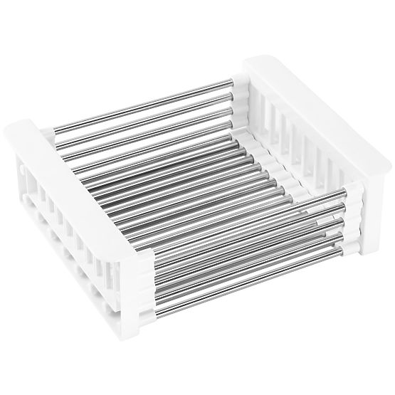Abtropfgestell Trockner für Gemüse ORDOS weiß für Spüle