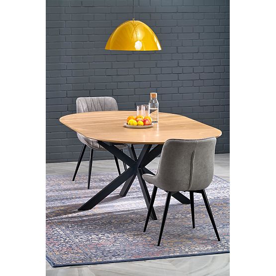 ACORD ausziehbarer Tisch, natur/schwarz (2p=1 Stück)