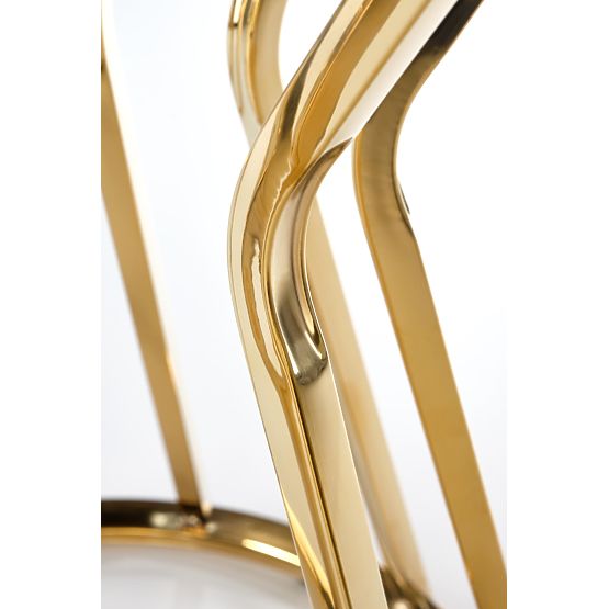 AFINA S Tisch, Spiegel / Gold (1p=1 Stk)