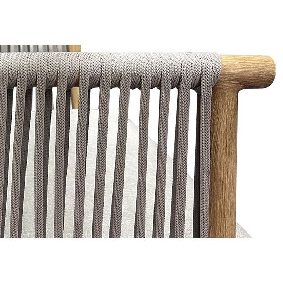 Aluminium Garten-Sofa BLANDO - großes 3-Sitzer, 186 cm