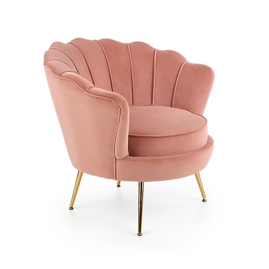 AMORINITO Relaxsessel hellrosa / gold
