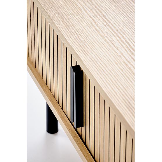 ANGELINA Couchtisch, natur/schwarz (1p=1Stk)