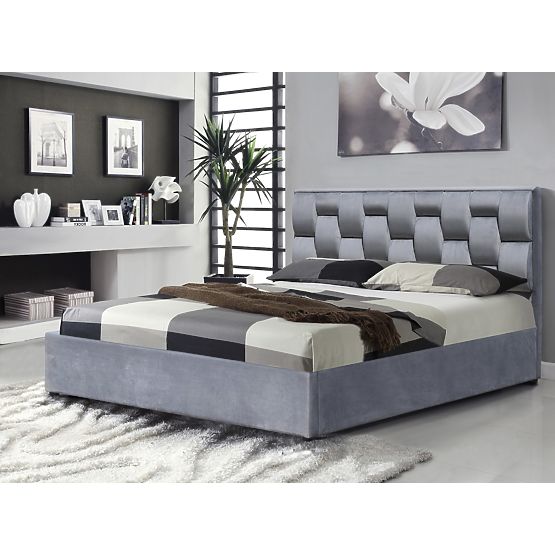ANNABEL 160 Bett mit Stauraum grau (3p=1Stk)