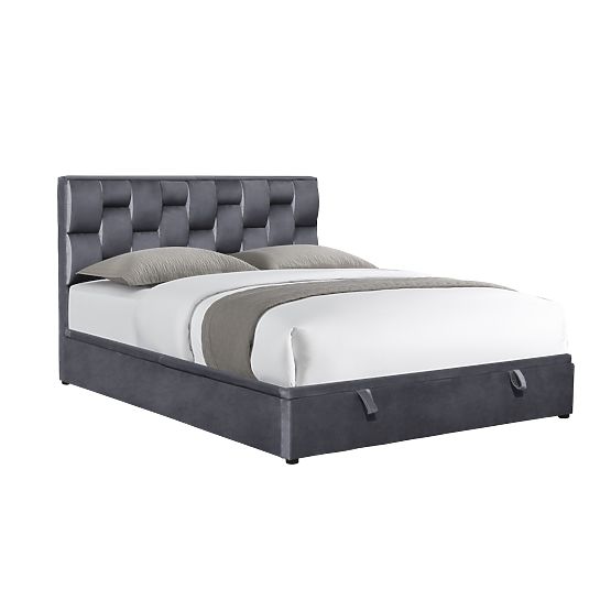 ANNABEL 160 Bett mit Stauraum grau (3p=1Stk)