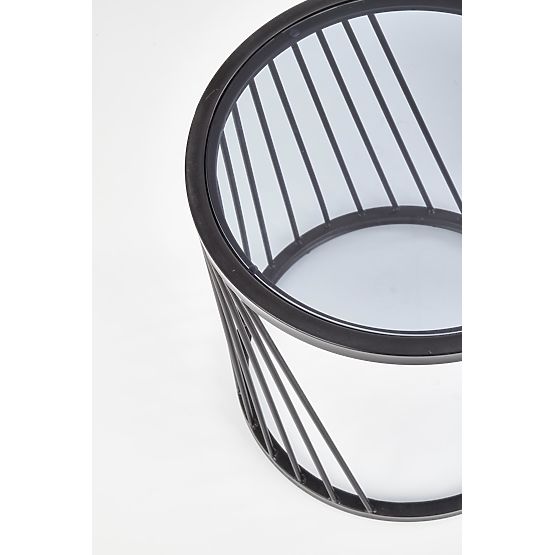 ANTILLA Set aus 2 Tischen Schwarz/Rauch (1p=1Stk)