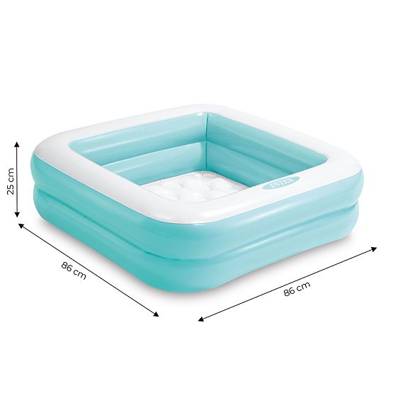 Aufblasbares Kinderplanschbecken 57100 Blau - INTEX