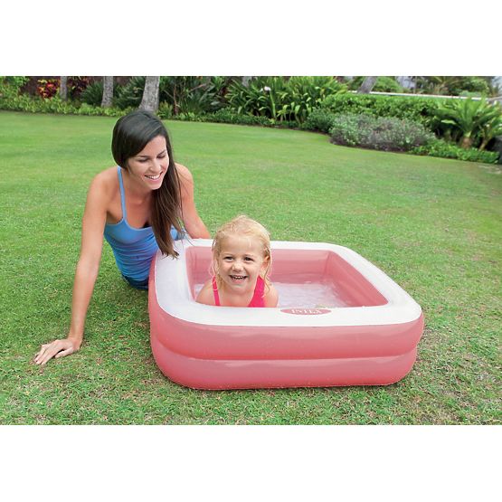 Aufblasbares Kinderplanschbecken 57100 Hellrosa - INTEX