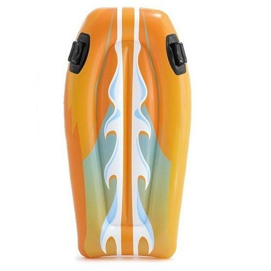 Aufblasbares Schwimmbrett mit Griffen für Kinder INTEX 58165 ORANGE