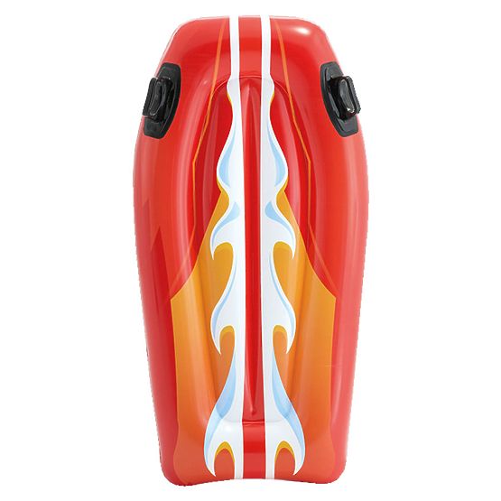 Aufblasbares Schwimmbrett mit Griffen für Kinder rot INTEX 58165 RED