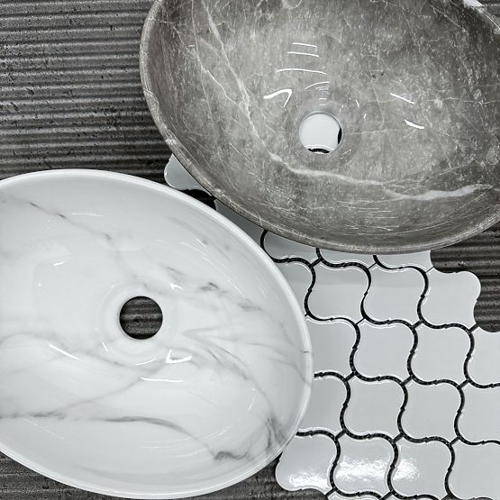 Aufsatzwaschbecken Rea Sofia Mini Grigio