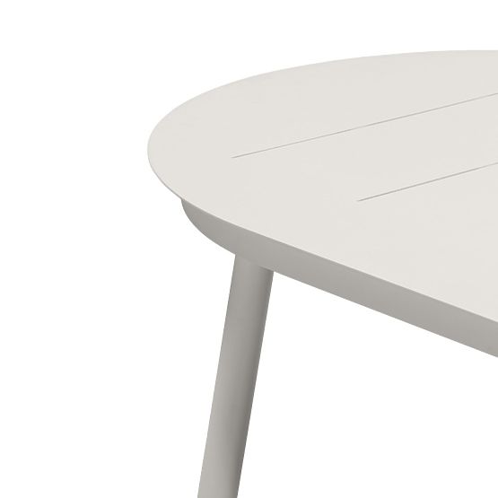 Ausziehbarer Gartentisch Marinelli 230-300 cm, Aluminium, hellbeige