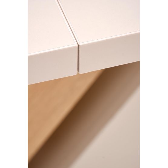 Ausziehbarer Tisch BRANDON 160-200/90 cm Kaschmir/Eiche Cremona (2p=1Stk)