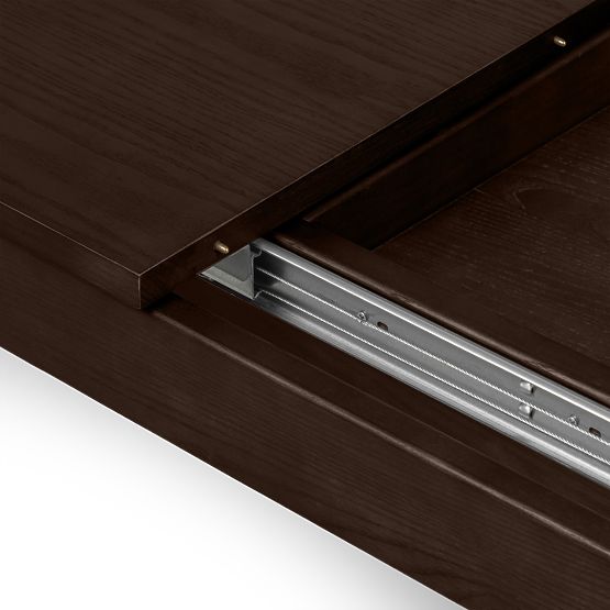 Ausziehbarer Tisch Iselio 160-200 cm, rechteckig, Walnuss