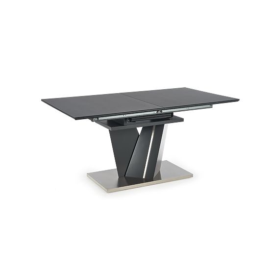 Ausziehbarer Tisch SALVADOR Platte - dunkle Asche, Beine - dunkle Asche (3p=1Stk)
