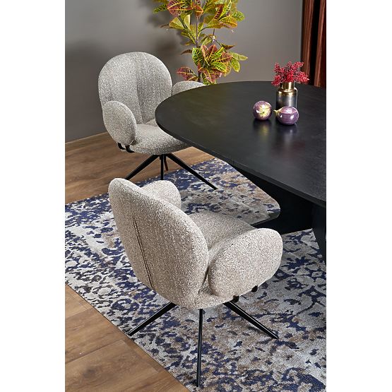 Ausziehbarer Tisch SANDRO, schwarz (2p=1 Stk)