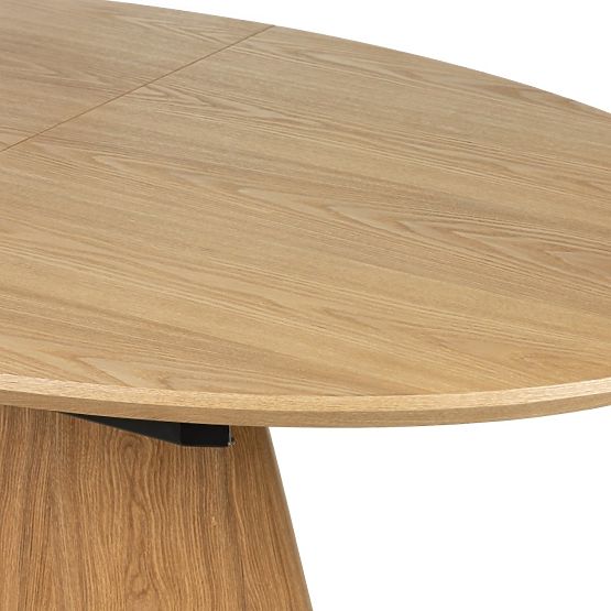 Ausziehbarer Tisch Solan 160-200 cm, oval, natur