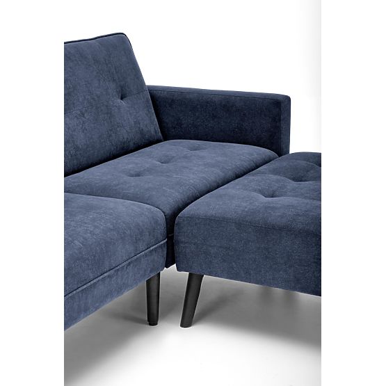 Ausziehbares Sofa CORNELIUS mit Ecksofa-Funktion blau (1p=1Stk)