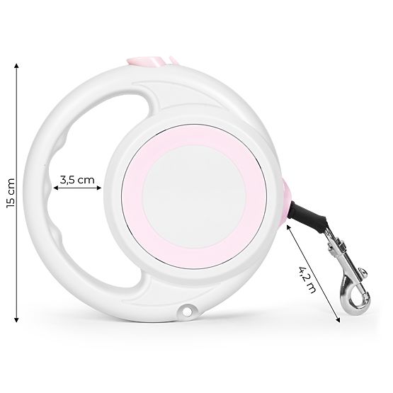 Automatische Hundeleine oder Katzenleine mit Blockierung, Länge 4,2 m