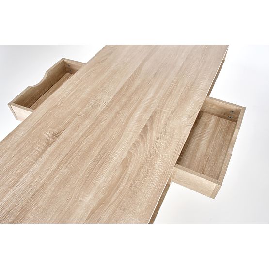 B48 Schreibtisch Eiche Sonoma / Weiß