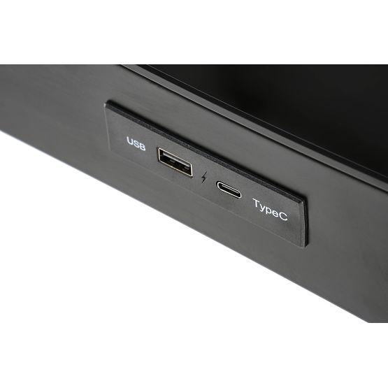 B52 Tisch mit Höhenverstellung, schwarz (2p=1Stk)