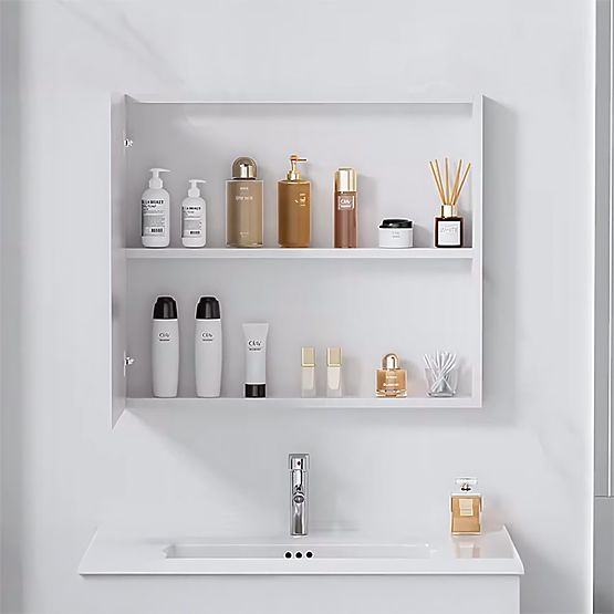 Badezimmermöbel-Set mit Waschbecken Astor 60 cm Weiß
