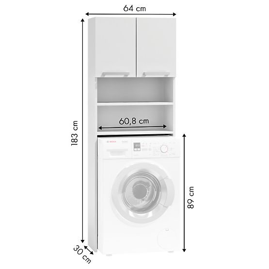 Badezimmerschrank über der Waschmaschine ModernHome