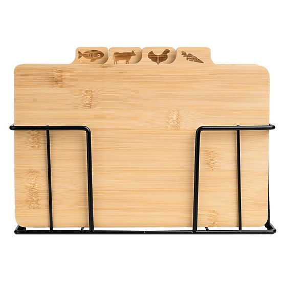 Bambus-Schneidebrett Skara Set 4 Stück