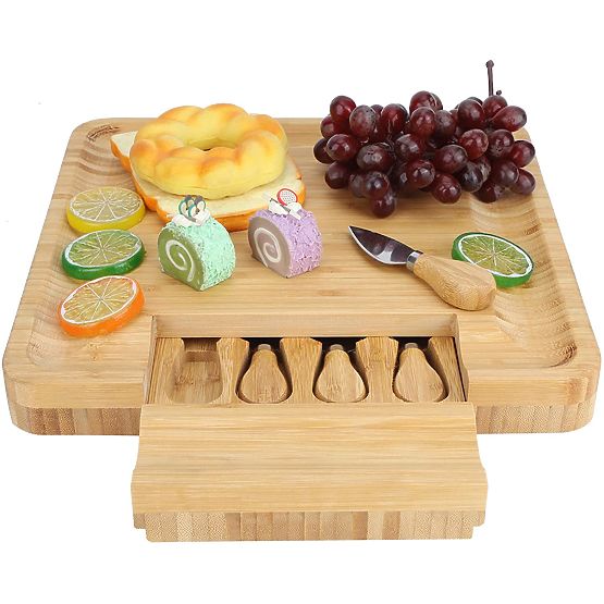 Bambus-Snack- und Käsebrett Estera