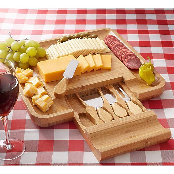 Bambus-Snack- und Käsebrett Estera