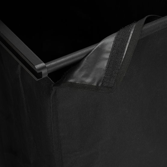 Bambus-Wäschekorb HANOI BLACK SCHWARZ