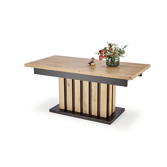 BARETTI Couchtisch Eiche Artisan/Schwarz