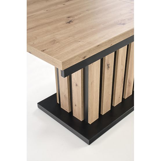 BARETTI Couchtisch Eiche Artisan/Schwarz