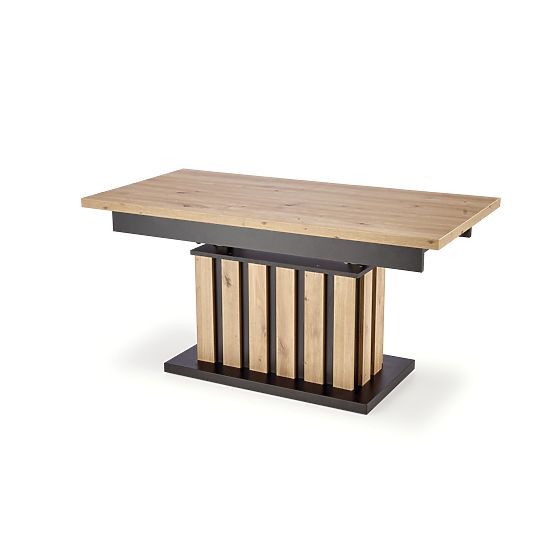 BARETTI Couchtisch Eiche Artisan/Schwarz