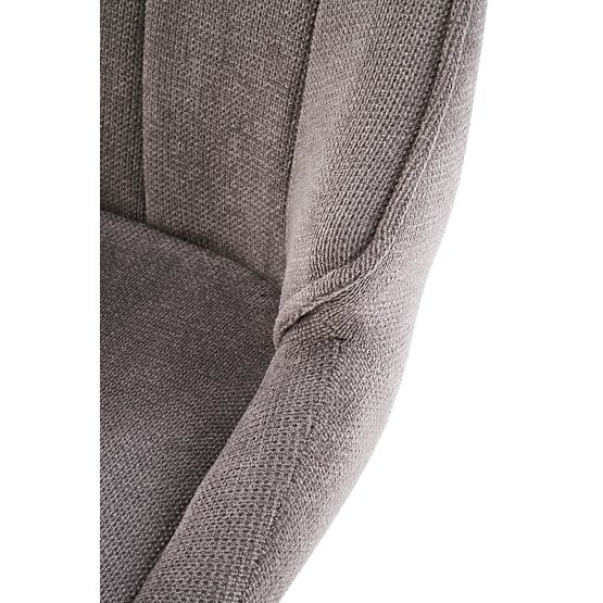 Barhocker H122 Beine - schwarz, Sitz - grau (1p=2 Stk.)