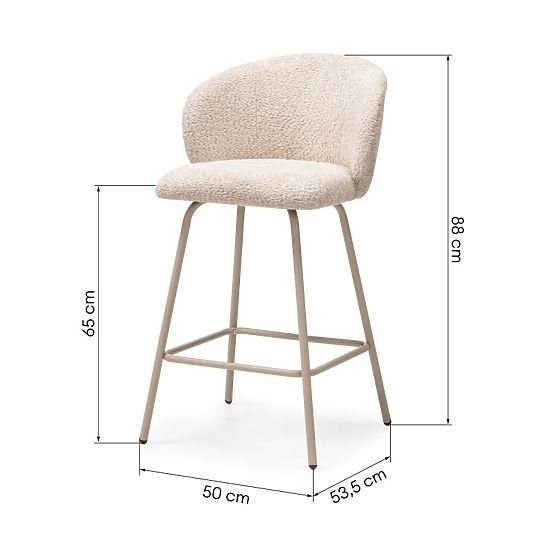 Barhocker Larisa, beige