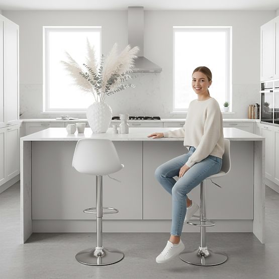 Barhocker Ricardo weiß