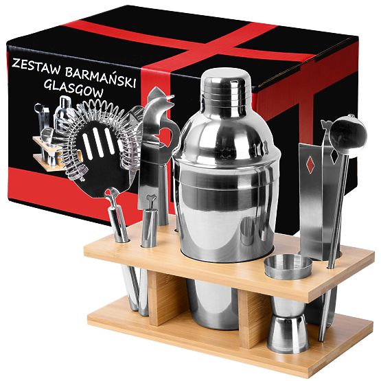 Barkeeper-Set Glasgow 9-teilig