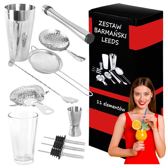 Barkeeper-Set Leeds 11 Teile