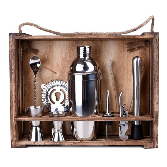 Barkeeper-Set LOGAN 11 Teile mit Box