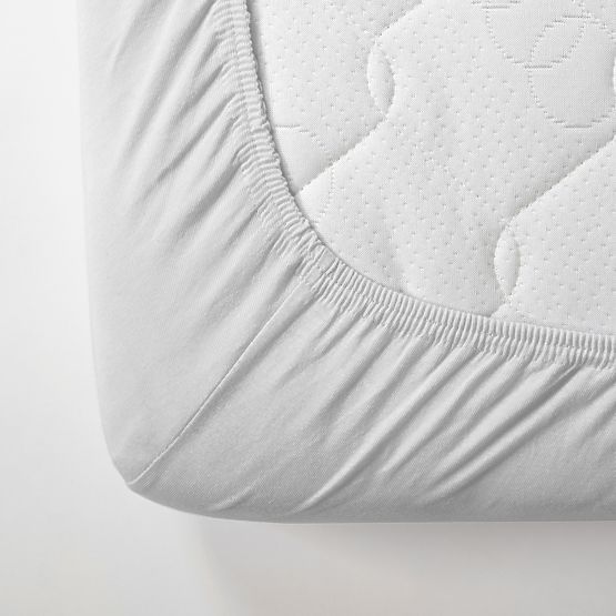 Baumwolllaken 200x140 cm – weiß