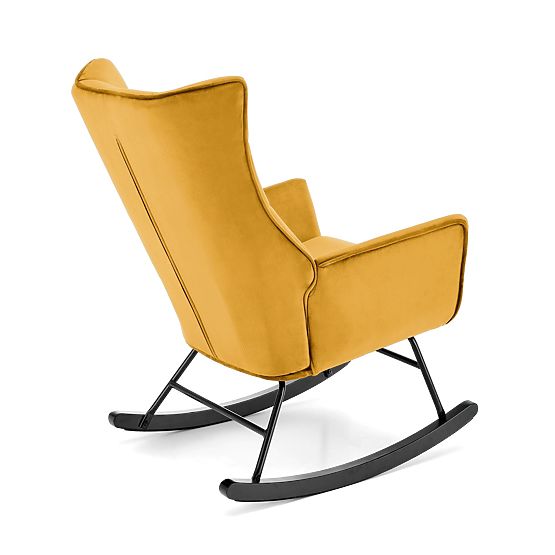BAZALTO Schaukelstuhl Senfgelb (1p=1Stk)
