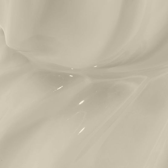 Beistelltisch Bloom 35 cm, beige, glänzend