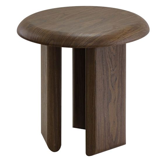Beistelltisch Keo 50 cm, dunkle Walnuss