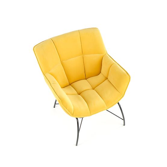 BELTON gelber Relaxsessel (1p=1 Stk)