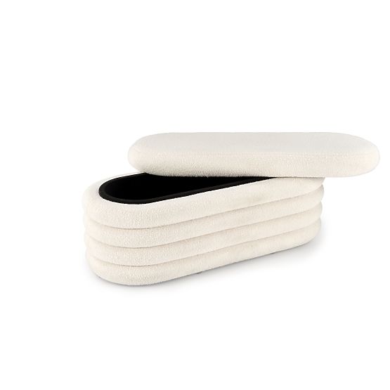 BLISS Bank mit Stauraum, creme (1p=1Stk)