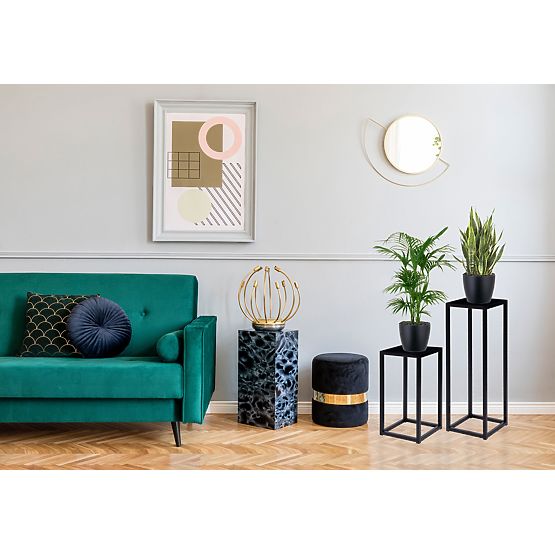 Blumenständer Piatto Loft 60 cm schwarz