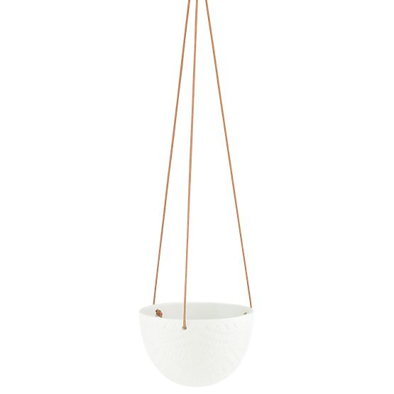 Blumentopf LOKAI cremefarben Boho-Stil für Innenräume ameliahome